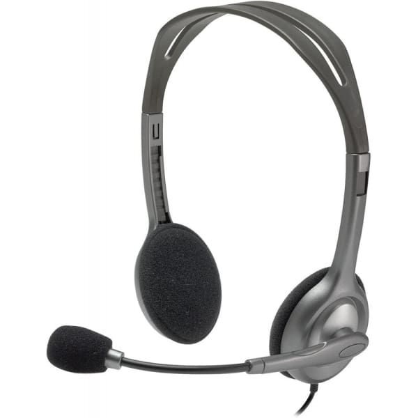 Casque Micro LOGITECH stéréo H111 Gris (981-000593) Casque Micro LOGITECH stéréo H111 Gris (981-000593)